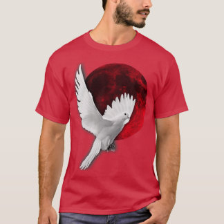 Red måne pigeon t shirt