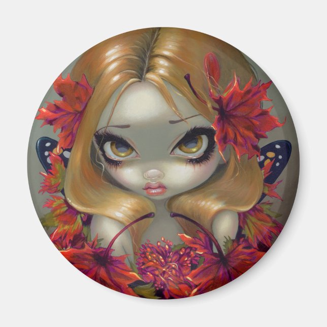 "Red Maple Fairy" Magnet (Framsidan)
