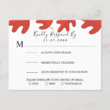 Red Maple Löv Bröllop OSA Card