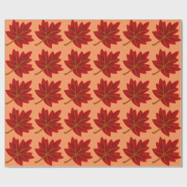 Red Maple Löv Presentpapper