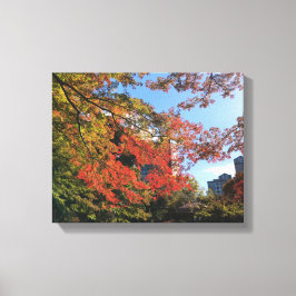 Red Maples på japanska Garden Canvastryck
