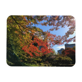 Red Maples på japanska Garden Magnet
