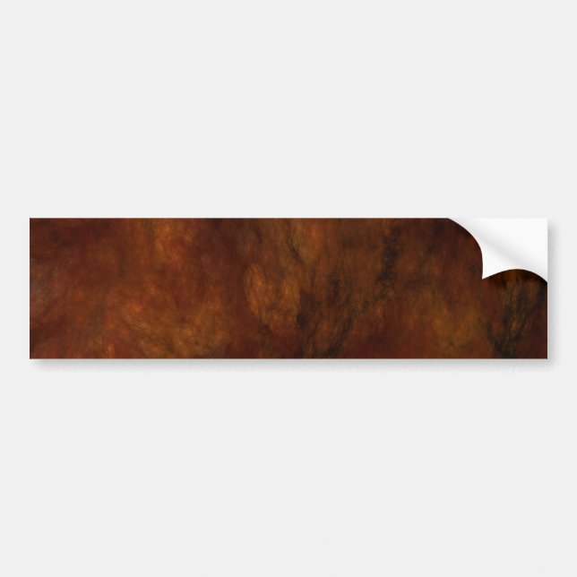 Red Mar Abstrakt Fractal Background Bumper Sticker Bildekal (Framsidan)