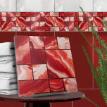 Red Marble Geometric Art Kakelplatta<br><div class="desc">Denna vackra bricka är en del av min "jag ser röd" samling av plattor med röda nyanser och orange i olika struktur - vattenfärg, marmor, agat, karnelisk, citrin. Använda det för att skapa bedövning i badrummet eller duschen - dekorationsmosaik bakom blandaren eller badkaret till exempel, eller använda dem för hantverk...</div>