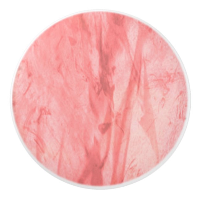 Red Marble look Ceramic Drant Knopp (Framsidan)