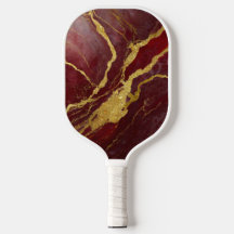Red Marble Mönster med Guld