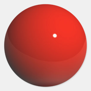 Red Marble Runt Klistermärke