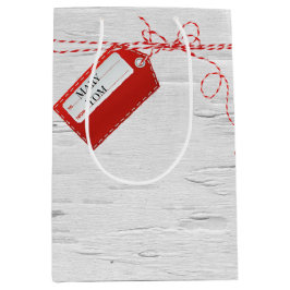 Red Märkre on White Birch Medium Gift Bag
