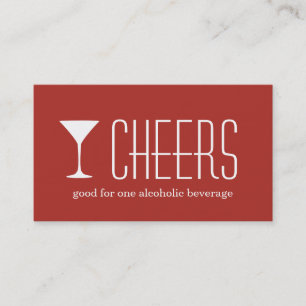 Red Martini Corporate logotyp event drink biljett