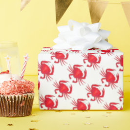 Red Maryland Hard Snäcka Crab Beach Ocean Seafood Presentpapper