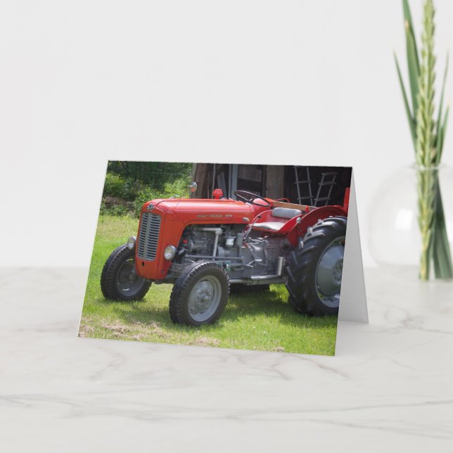 Red Massey Ferguson 35X Kort (Framsida)