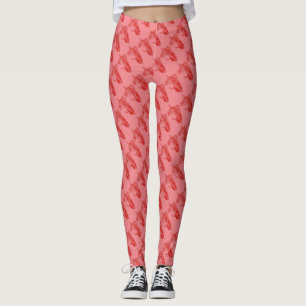 Red Matuka strömmare flygfiske, flugverk Leggings