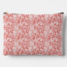 RED MED INTRICATE WHITE SNÖRE LOOK