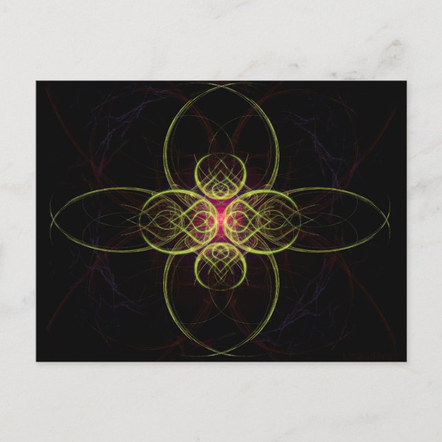 Red Medallion by Alexandra Cook aka Linandara Vykort (Framsida)