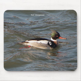Red Merganser Mousepad Musmatta