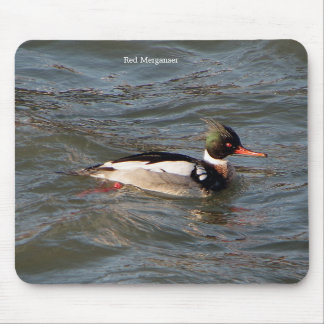 Red Merganser Mousepad Musmatta