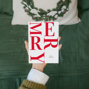 Red Merry Lycklig Helgdag