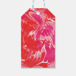 Red Merry Marble No. 2 Presentetikett