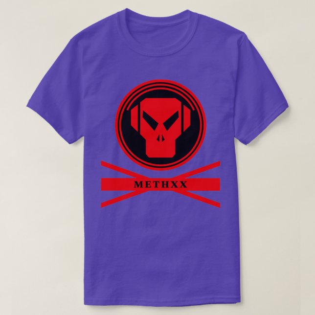 RED METHXX METALHEADZ  T SHIRT (Design framsida)