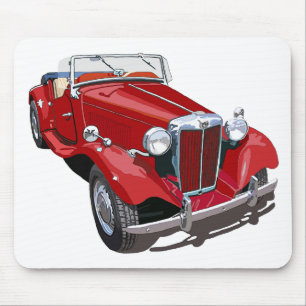 Red MG TD Musmatta