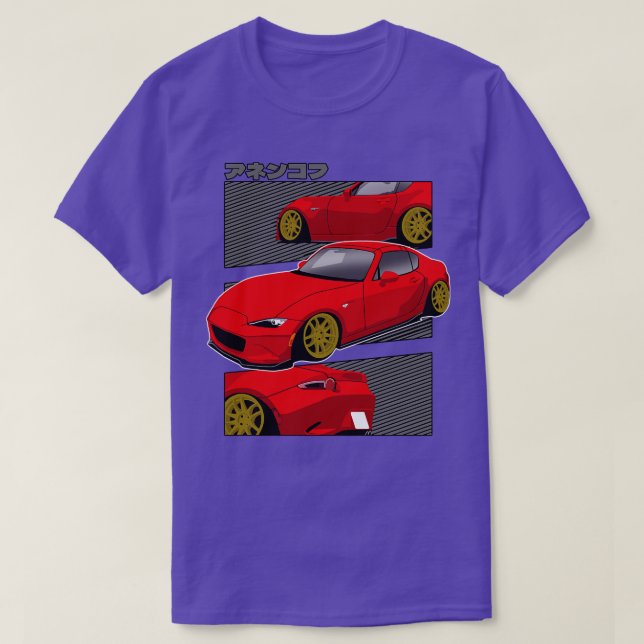 Red Miata Nd T Shirt (Design framsida)
