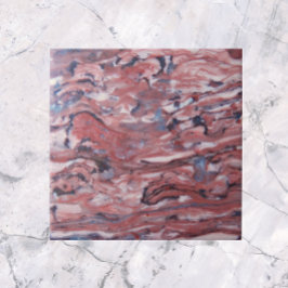 Red Mineral Stone Abstrakt Mönster Kakelplatta
