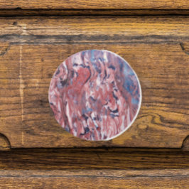 Red Mineral Stone Abstrakt Mönster Knopp