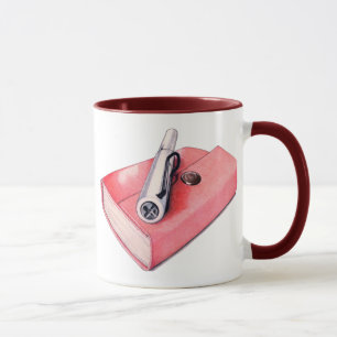 Red Mini Sketchbook Mugg