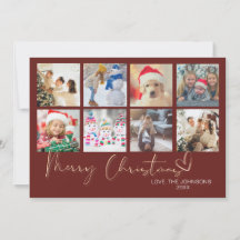 Red Minimalist God jul 9 Photo Collage