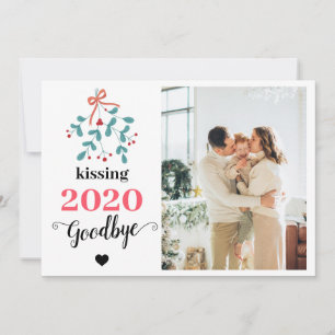 Red Mistletoe Kiss Adjö till 2020 Do-over Funny