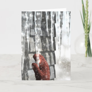Red Mitten Helgkort