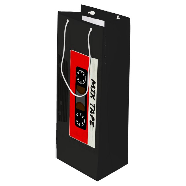 Red Mix Tape - 80s och 90s Retro Inspired Gift (Framsidan Vinklad)