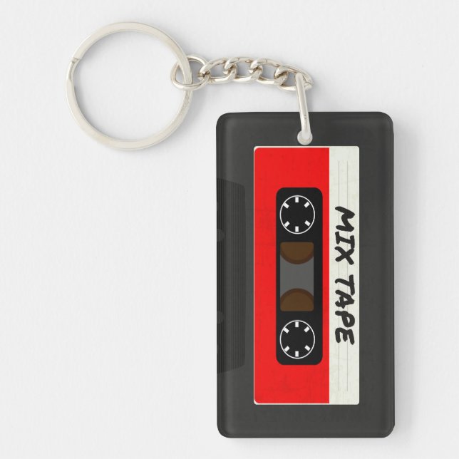 Red Mix Tape - 80s och 90s Retro Inspired Gift (Framsidan)