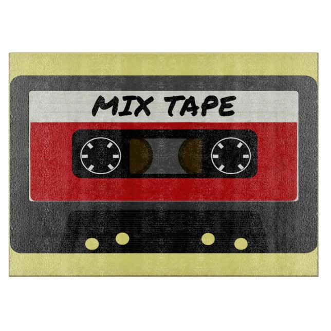 Red Mix Tape - 80s och 90s Retro Inspired Gift (Framsidan)