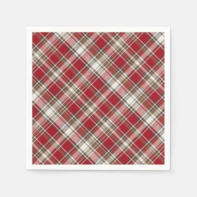 Red, Mocha och Cream Play Pappersservett (Framsidan)