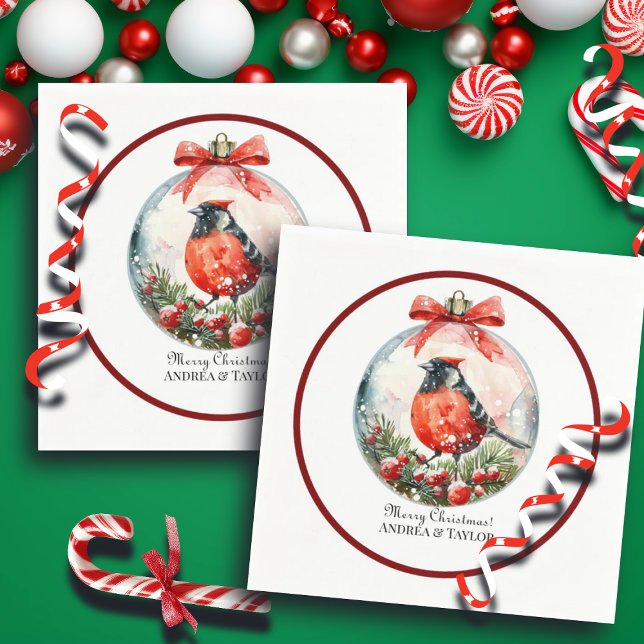 Red Mockingbird Winter Ligcape Pappersservett (Skapare uppladdad)