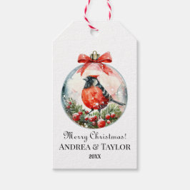 Red Mockingbird Winter Ligcape Presentetikett