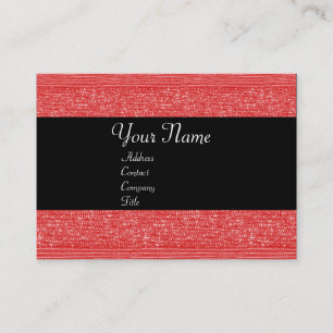 RED MODE PÄRLOR MONOGRAM VISITKORT