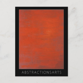 Red Modern Art-vykort Vykort
