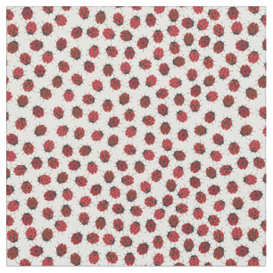 Red Modern Ladybug Tyg
