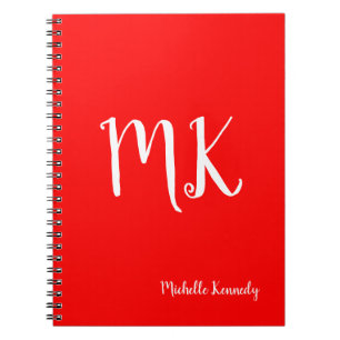Red Modern Professionell Personlig Anteckningsbok