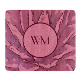 Red Monogram Agave CIT Board