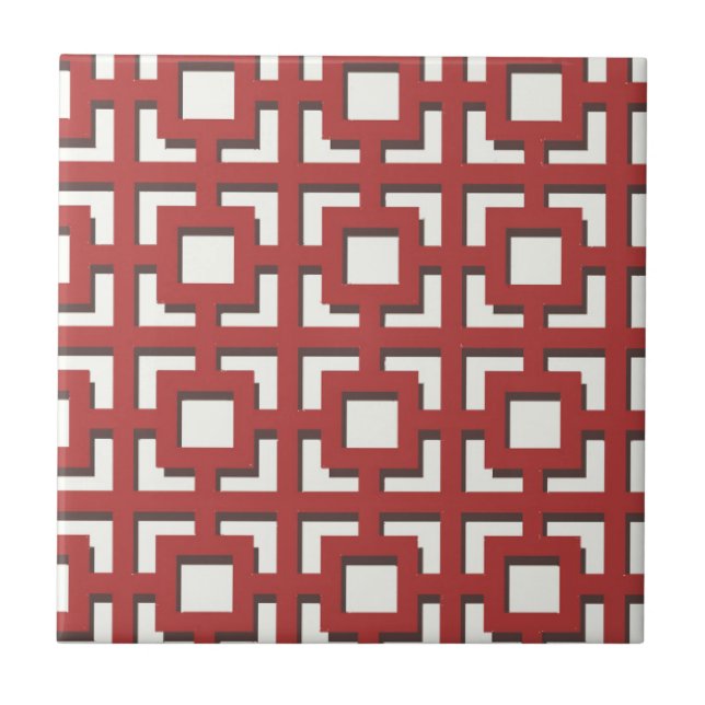 Red Mönster Kakelplatta (Framsidan)
