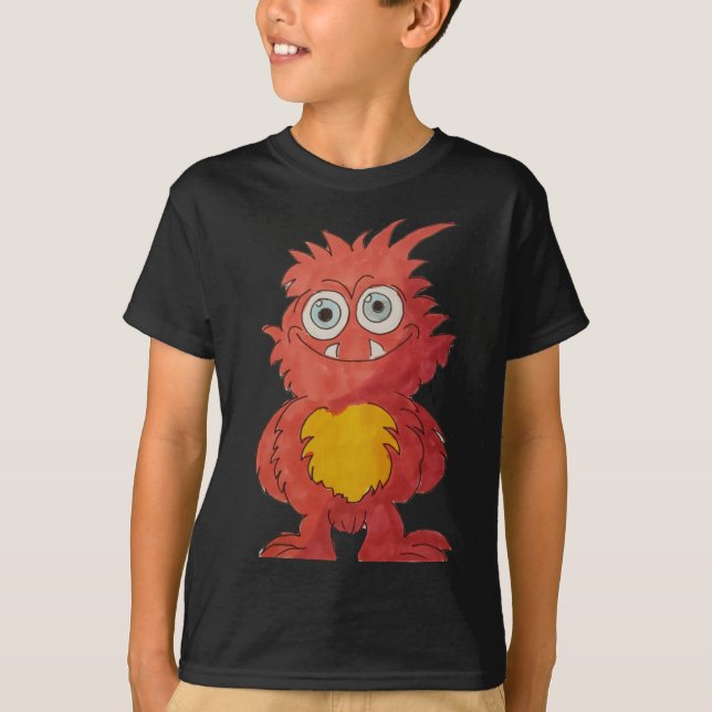 Red Monster T-shirt (Framsida)