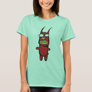 Red Monster Women shirt Tee