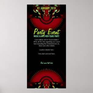 RED MÖRK FANTASY Party Poster