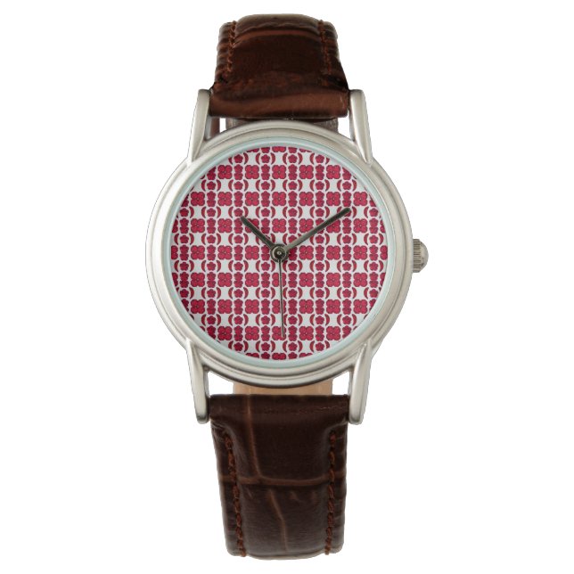 Red Motif Armbandsur (Framsida)
