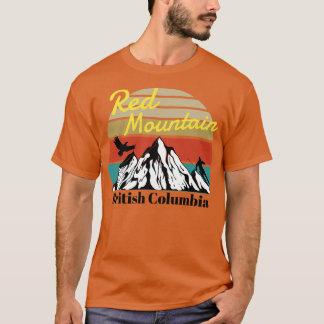 Red Mountain ski British Columbia T Shirt