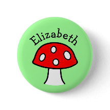 Red Mushroom Namn-knapp