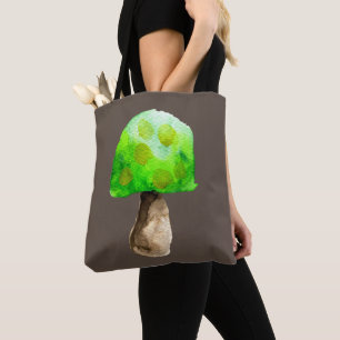 Red Mushroom Toadstool magi Tote Bag Tygkasse